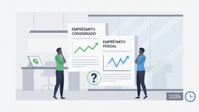 Empréstimo consignado ou pessoal: qual oferece melhores taxas em 2026?