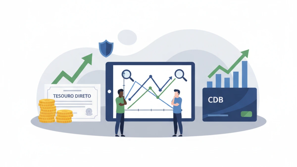 Tesouro Direto ou CDB: qual oferece melhor rentabilidade e segurança?