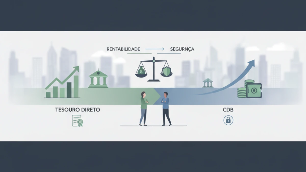 Tesouro Direto ou CDB: onde investir para melhor rentabilidade e segurança
