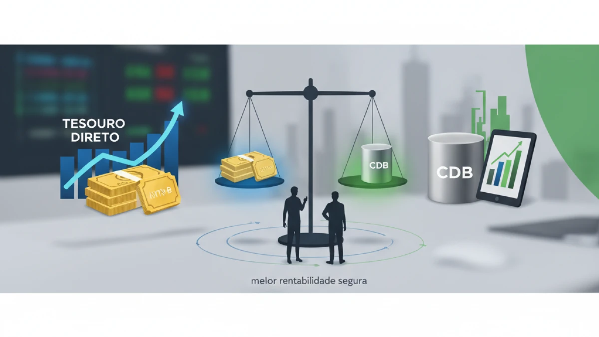 Tesouro Direto ou CDB: onde encontrar melhor rentabilidade segura?