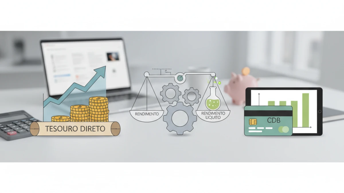 Tesouro Direto ou CDB: Qual oferece melhor rendimento líquido?