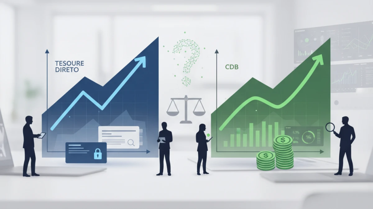 Tesouro Direto ou CDB: qual oferece melhor retorno e segurança?