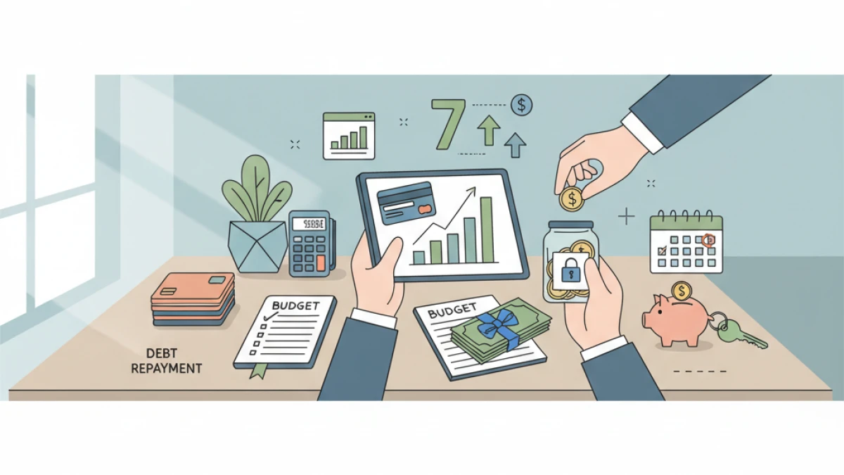 7 hábitos financeiros para melhorar seu score e controlar suas dívidas