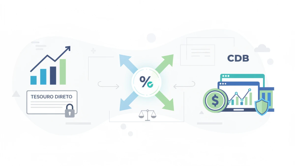 Tesouro Direto ou CDB: qual investimento oferece melhor rentabilidade e segurança?