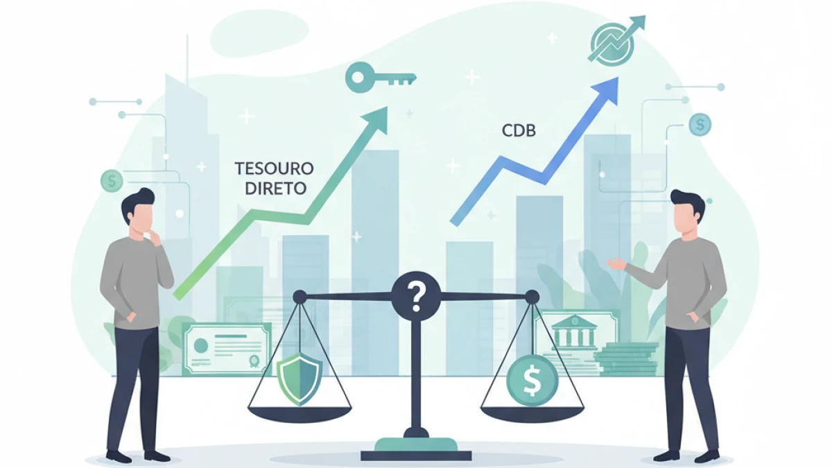 Tesouro Direto ou CDB: qual oferece melhor rentabilidade e segurança?
