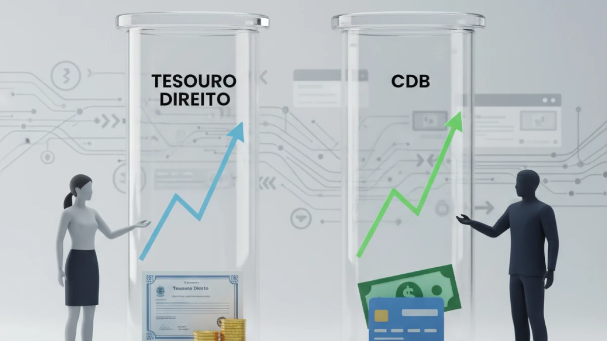 Tesouro Direto ou CDB: qual investimento oferece maior rentabilidade?