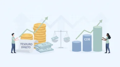 Tesouro Direto ou CDB: qual investimento oferece melhor rentabilidade segura?