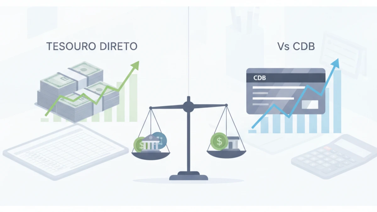 Tesouro Direto ou CDB: Qual investimento oferece melhor rentabilidade segura?