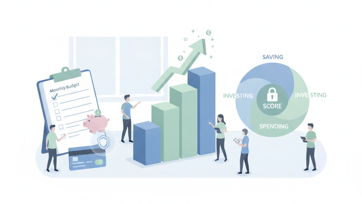 7 Hábitos financeiros para aumentar seu score e organizar seu orçamento mensal