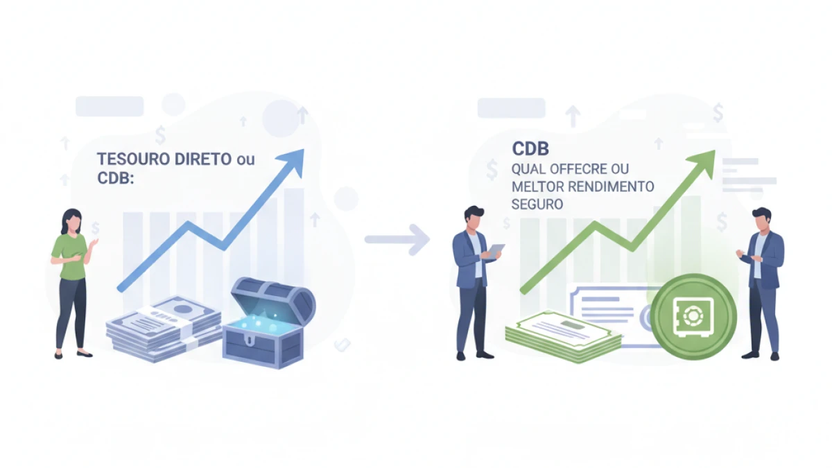 Tesouro Direto ou CDB: Qual Oferece Melhor Rendimento Seguro?