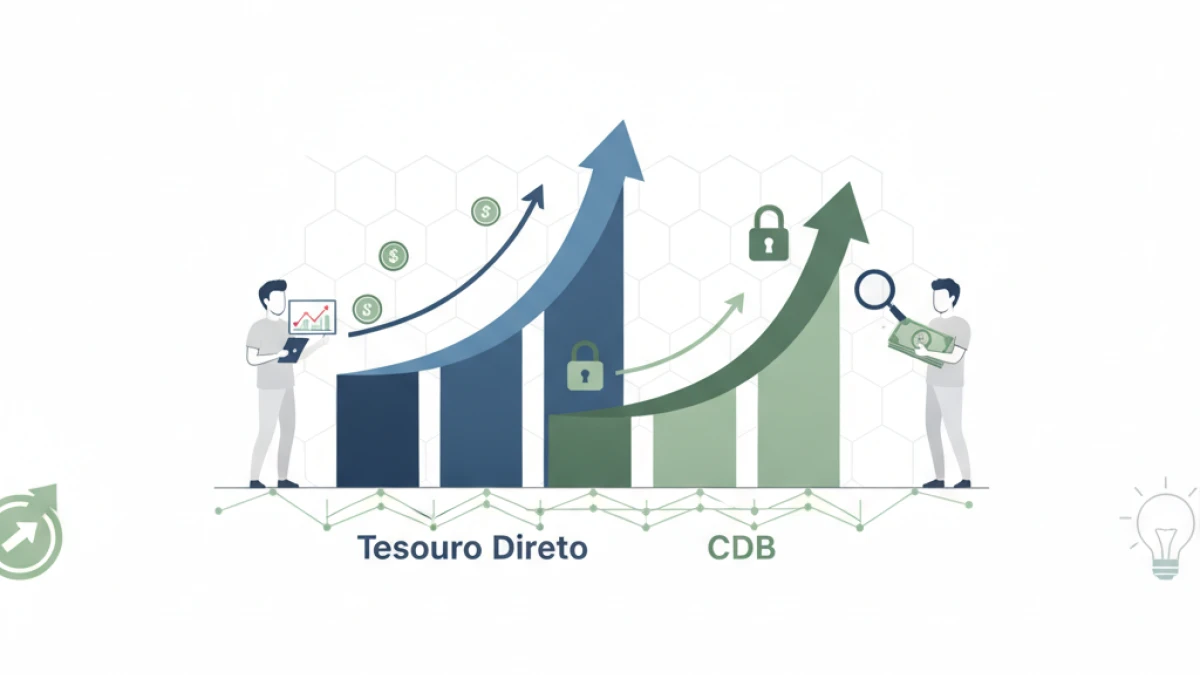 Tesouro Direto ou CDB: onde aplicar para maximizar seus rendimentos?