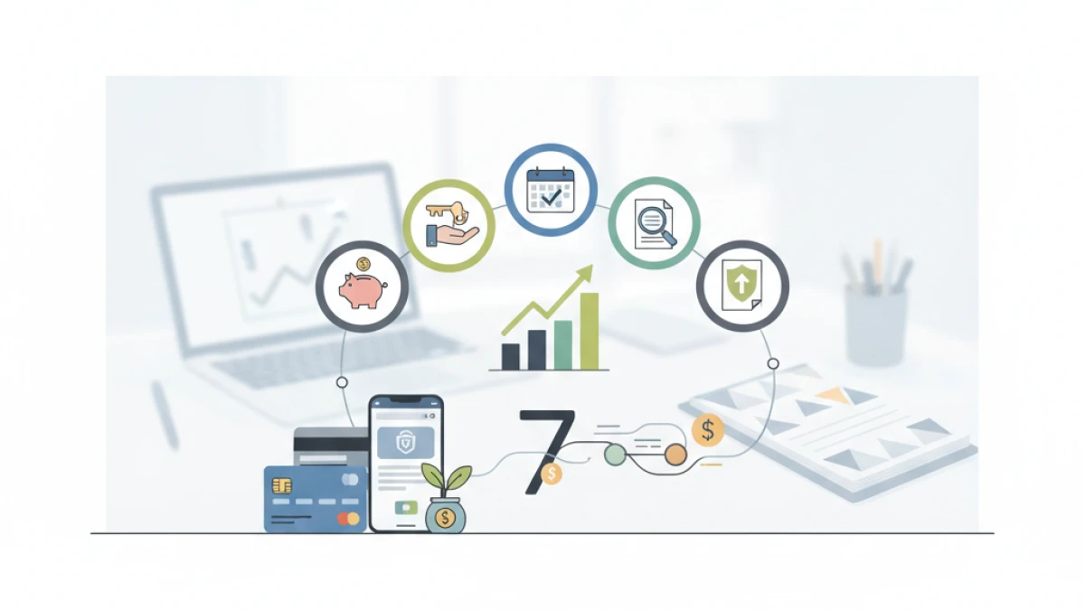 7 hábitos financeiros para aumentar seu score e garantir crédito fácil